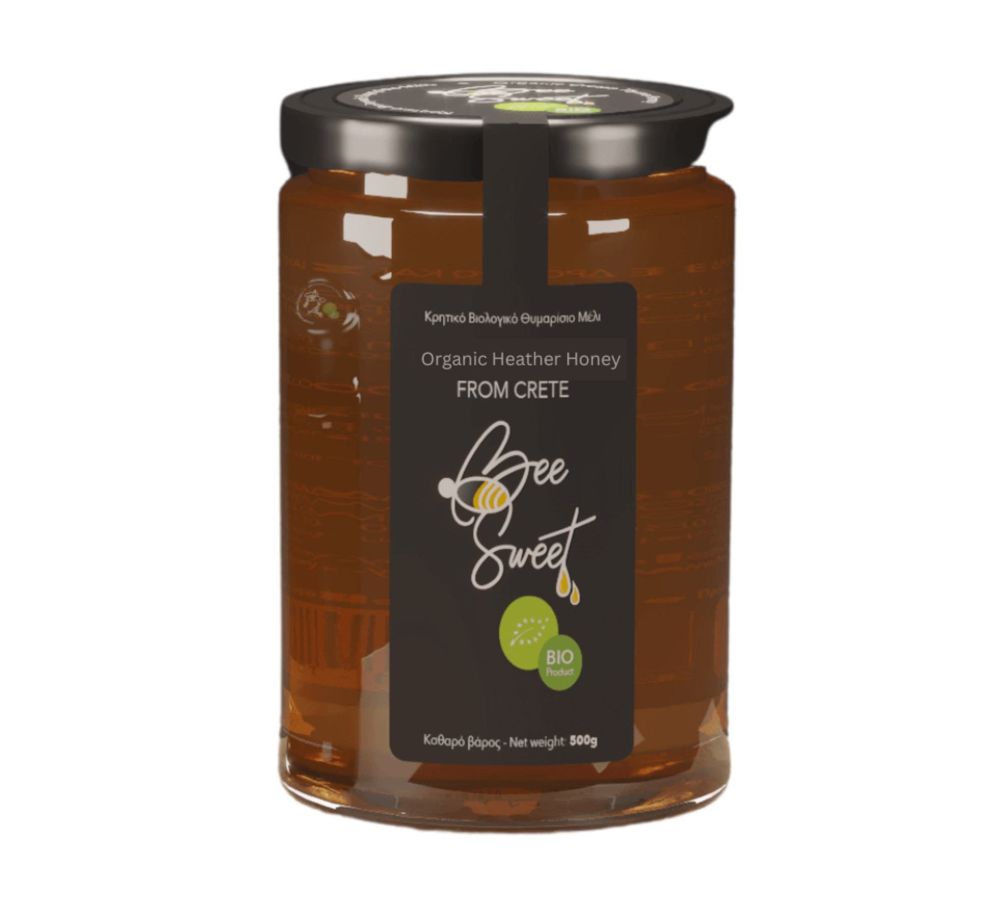 Organic Heather Honey | Heather honey from Creta | The Bio Foods | Creatan products |