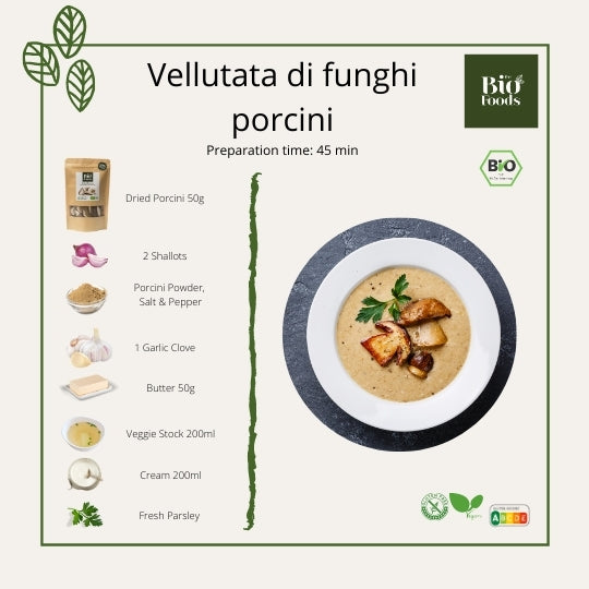 Vellutata di funghi porcini