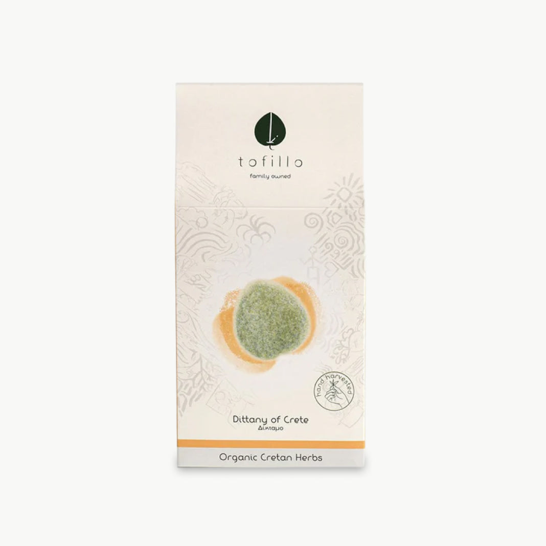Organic dittany of Crete herbal tea by Tofillo organic Cretan herbs
