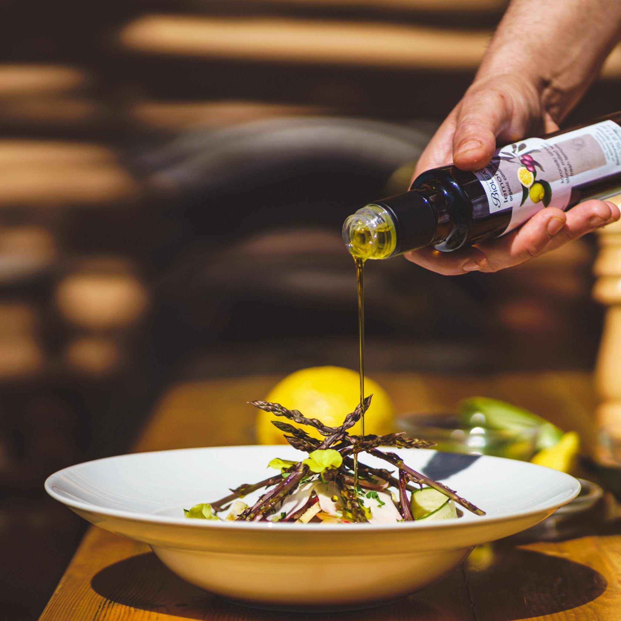 BIOLEA organic olive oil with Lemons