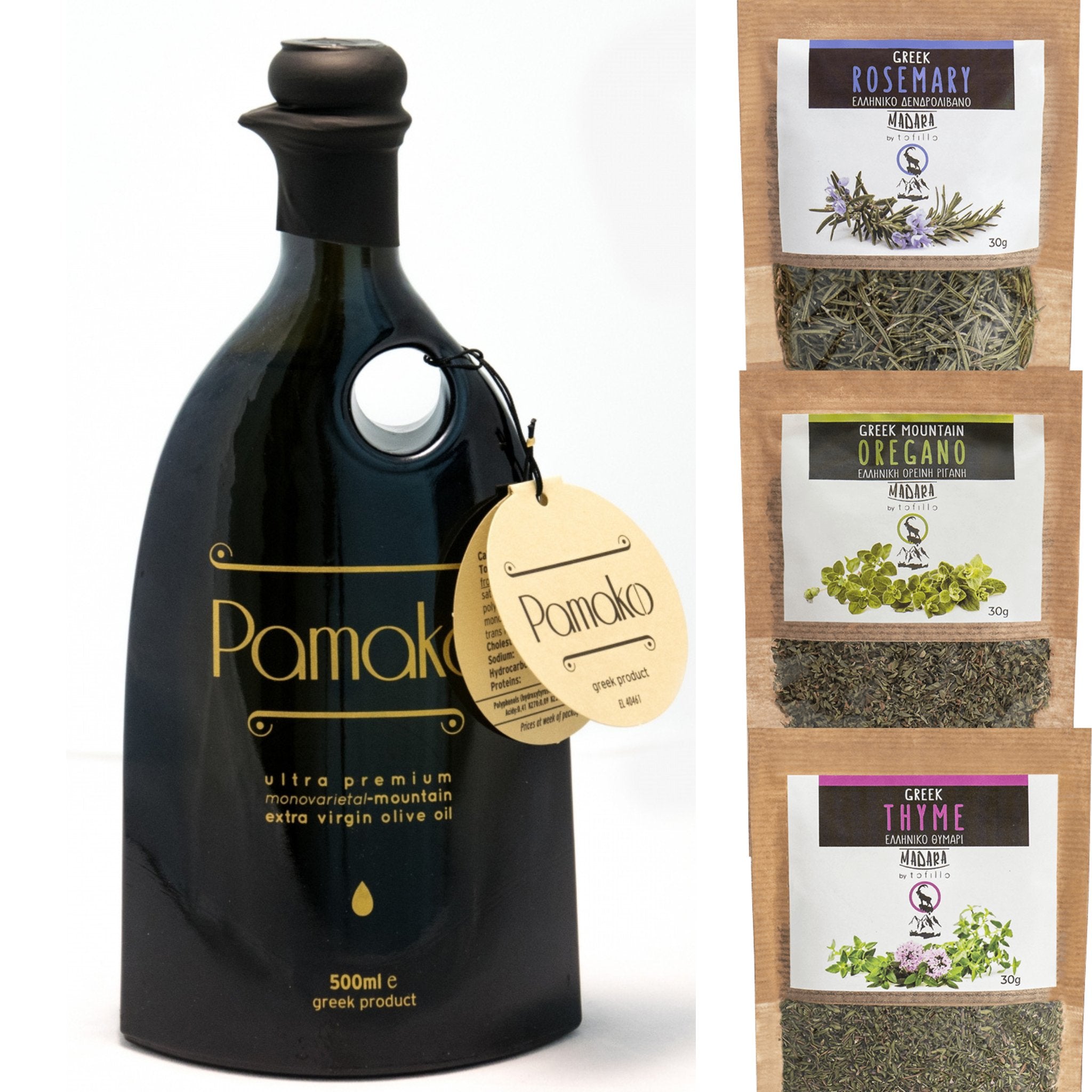 Organic Wild Spices | Organic ultra-premium Monovarietal Pamako Olive Oil | The Bio Foods Berlin